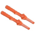 thumbnail image 1 of Uxcell Right Hand Teaching Practice Swing Aid Golf Club Training Grip Orange 2Pcs, 1 of 6