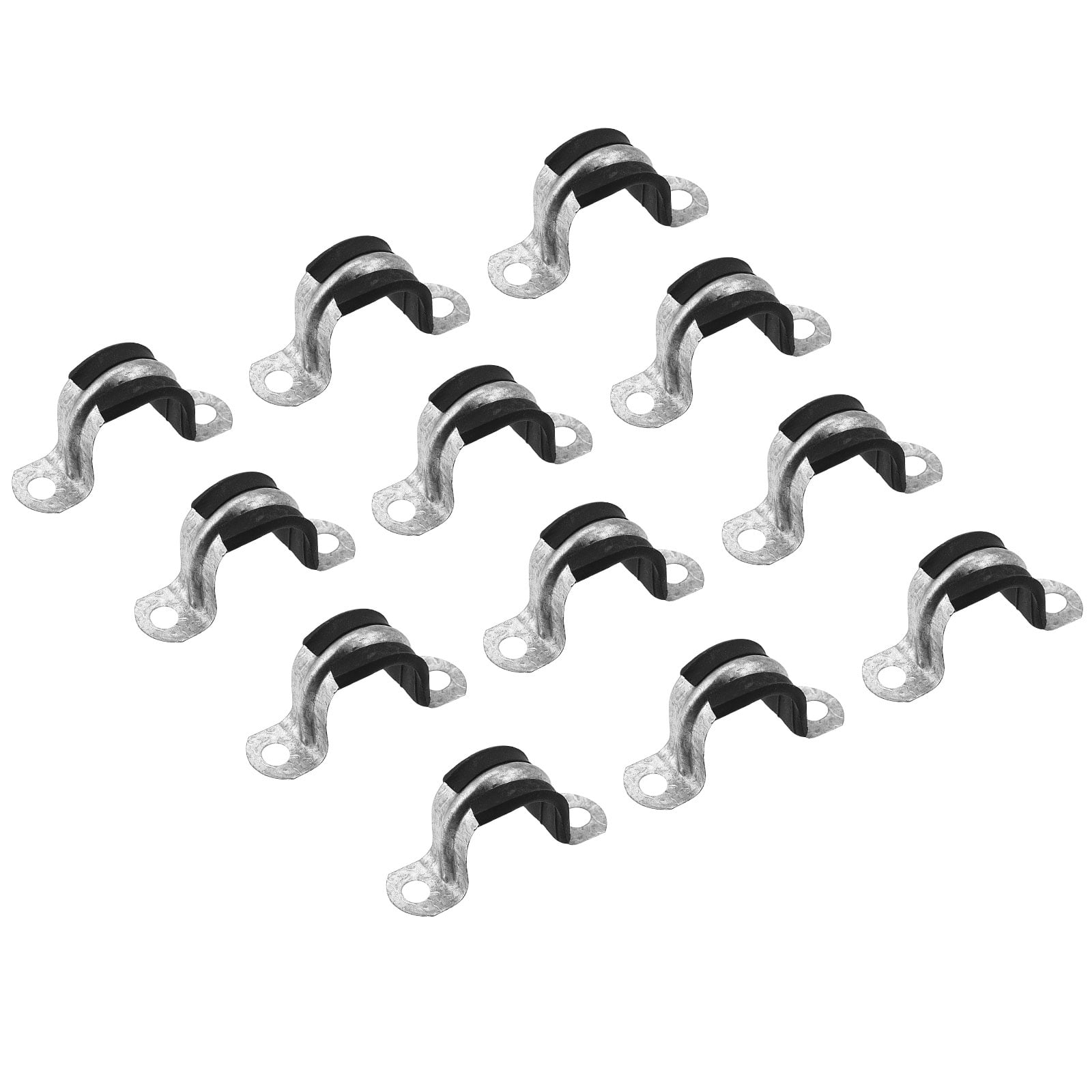 Uxcell Rigid Pipe Strap, 20mm(3/4") Carbon Steel U Bracket Tension