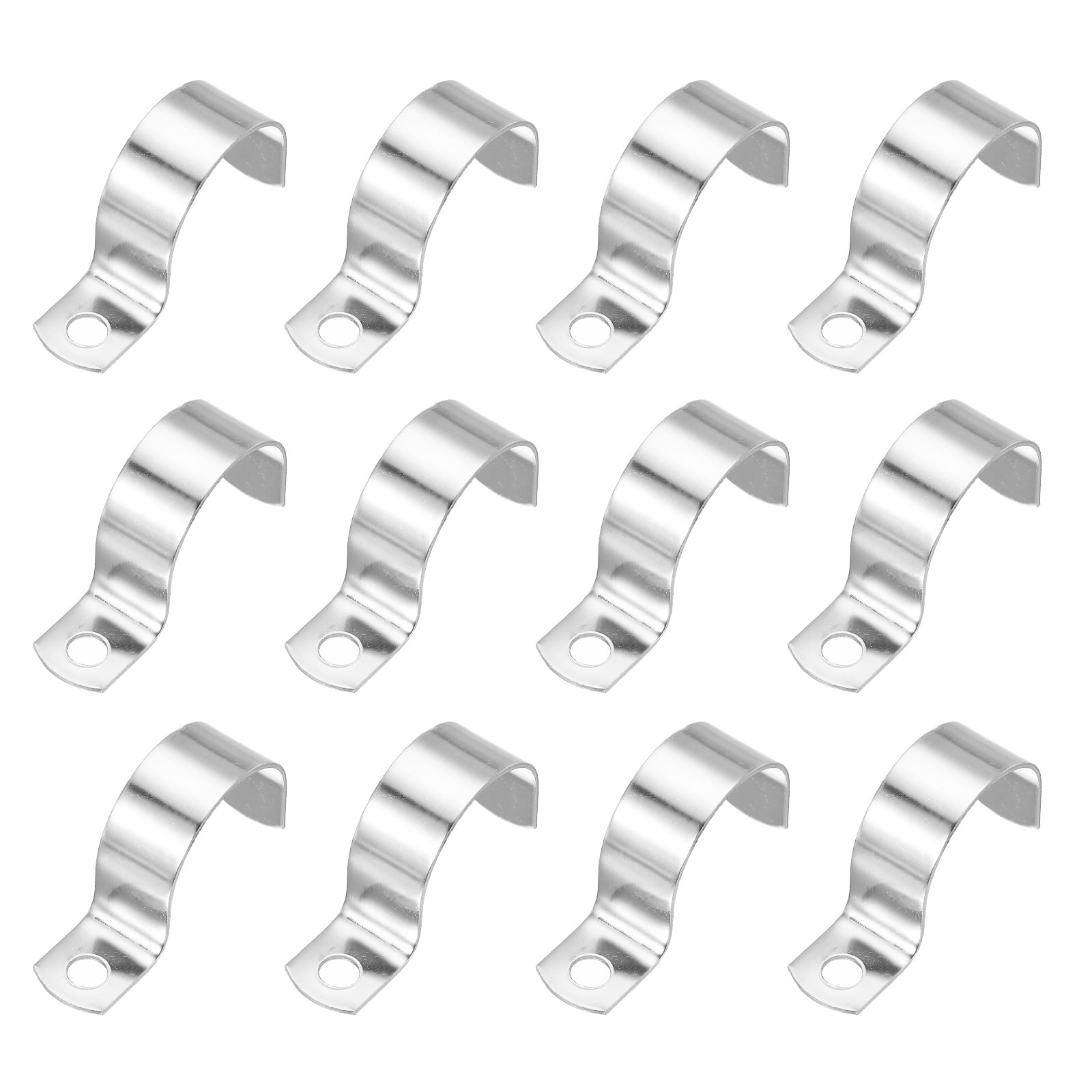 Uxcell Rigid Pipe Strap, 304 Stainless Steel Conduit Clamp 1 Hole ...
