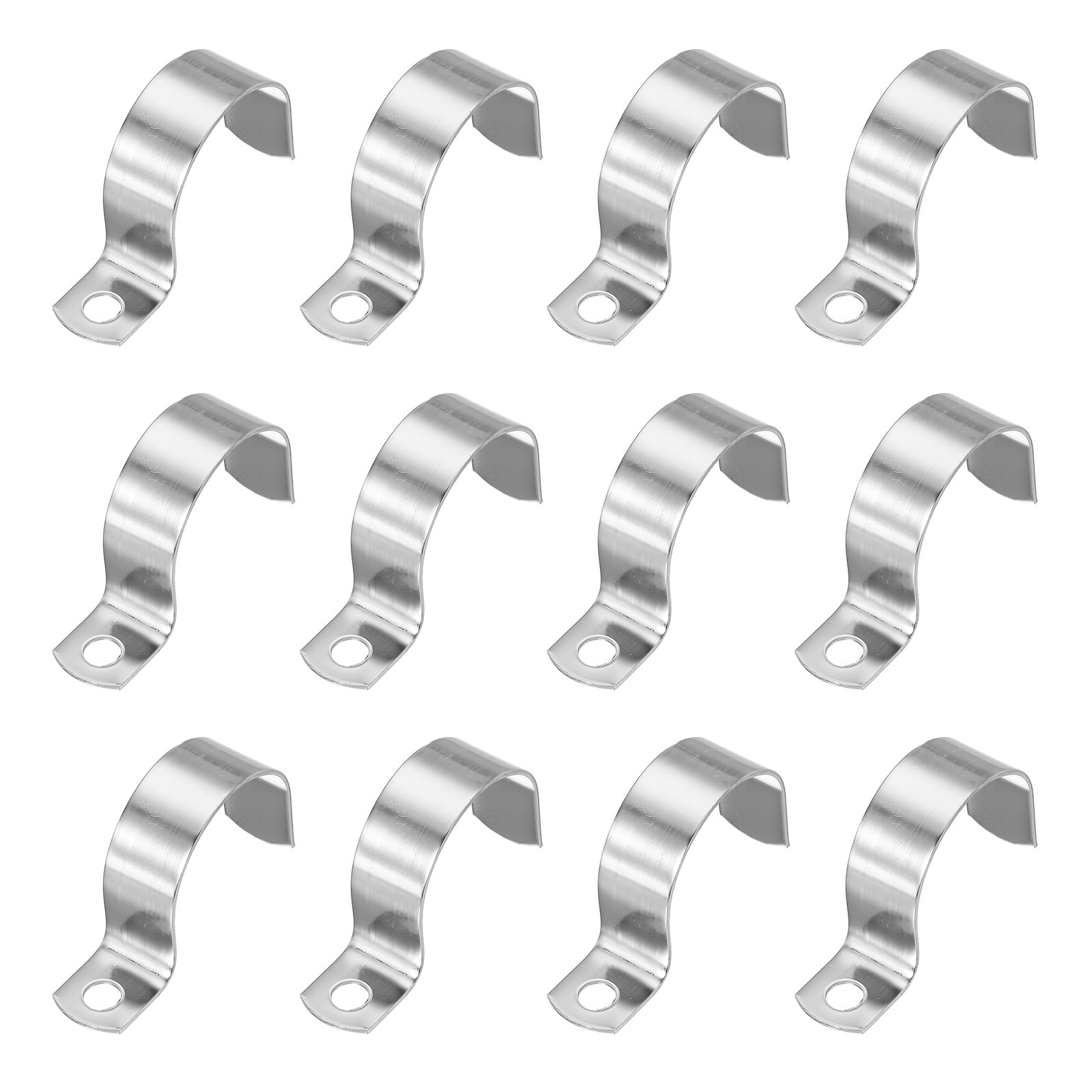 Uxcell Rigid Pipe Strap, 304 Stainless Steel Conduit Clamp 1 Hole ...