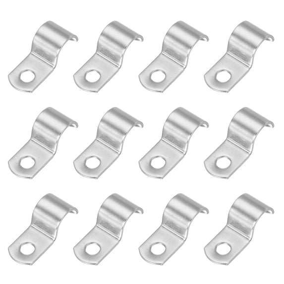 Uxcell Rigid Pipe Strap, 304 Stainless Steel Conduit Clamp 1 Hole ...