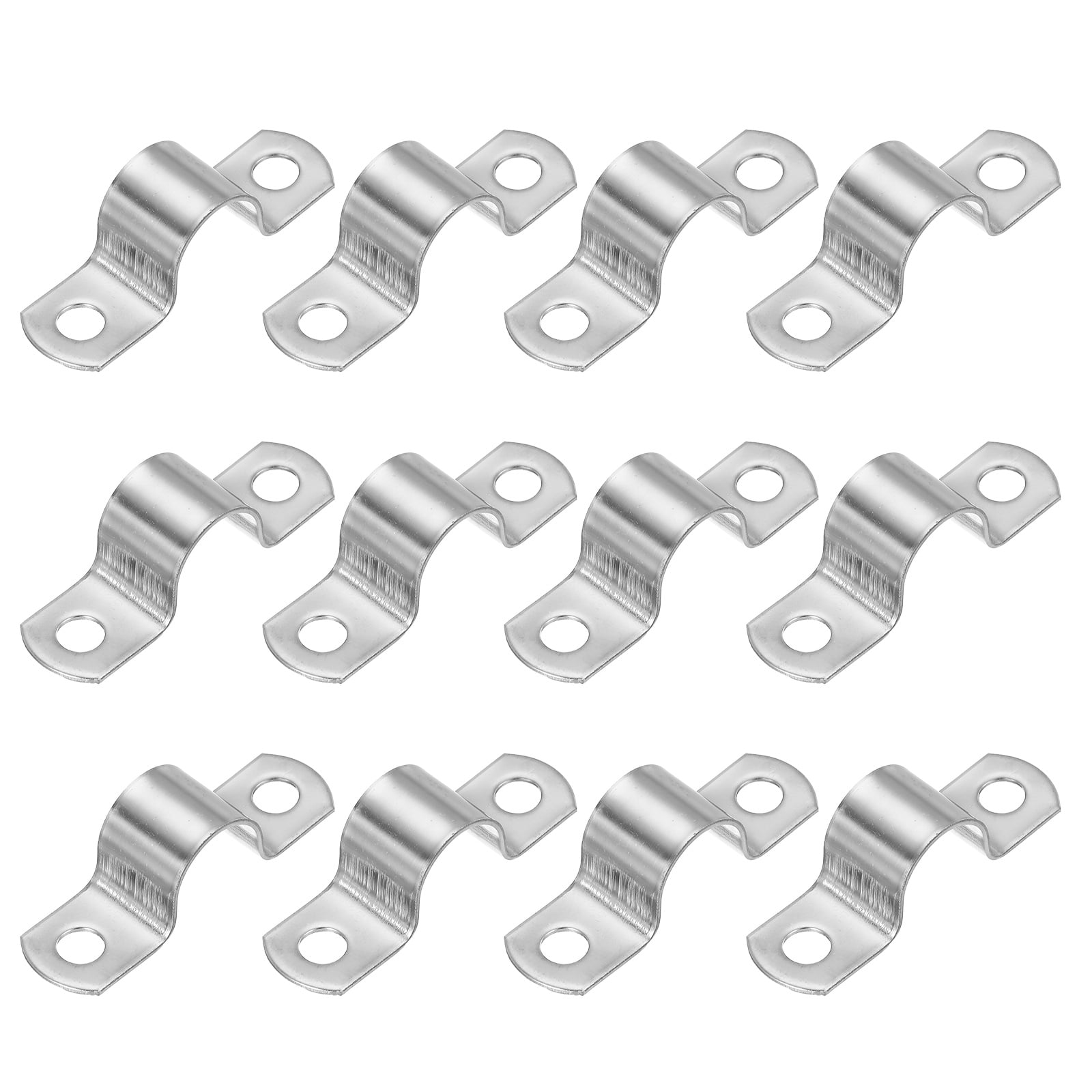 Uxcell Rigid Pipe Strap, 304 Stainless Steel Conduit Clamp 2 Hole ...