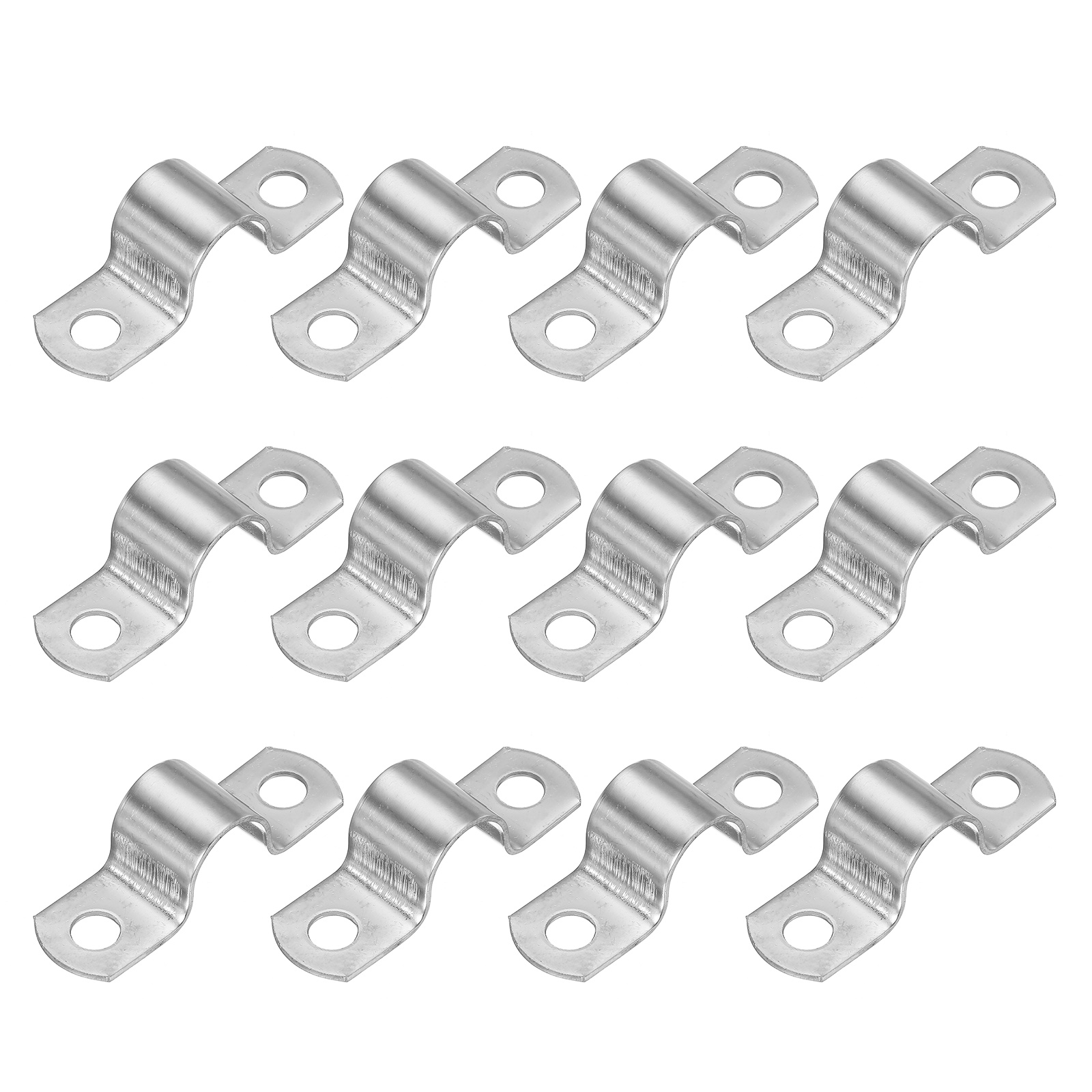 Uxcell Rigid Pipe Strap, 304 Stainless Steel Conduit Clamp 2 Hole ...