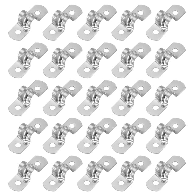 Uxcell Rigid Pipe Strap, 304 Stainless Steel Conduit Clamp 2 Hole U ...