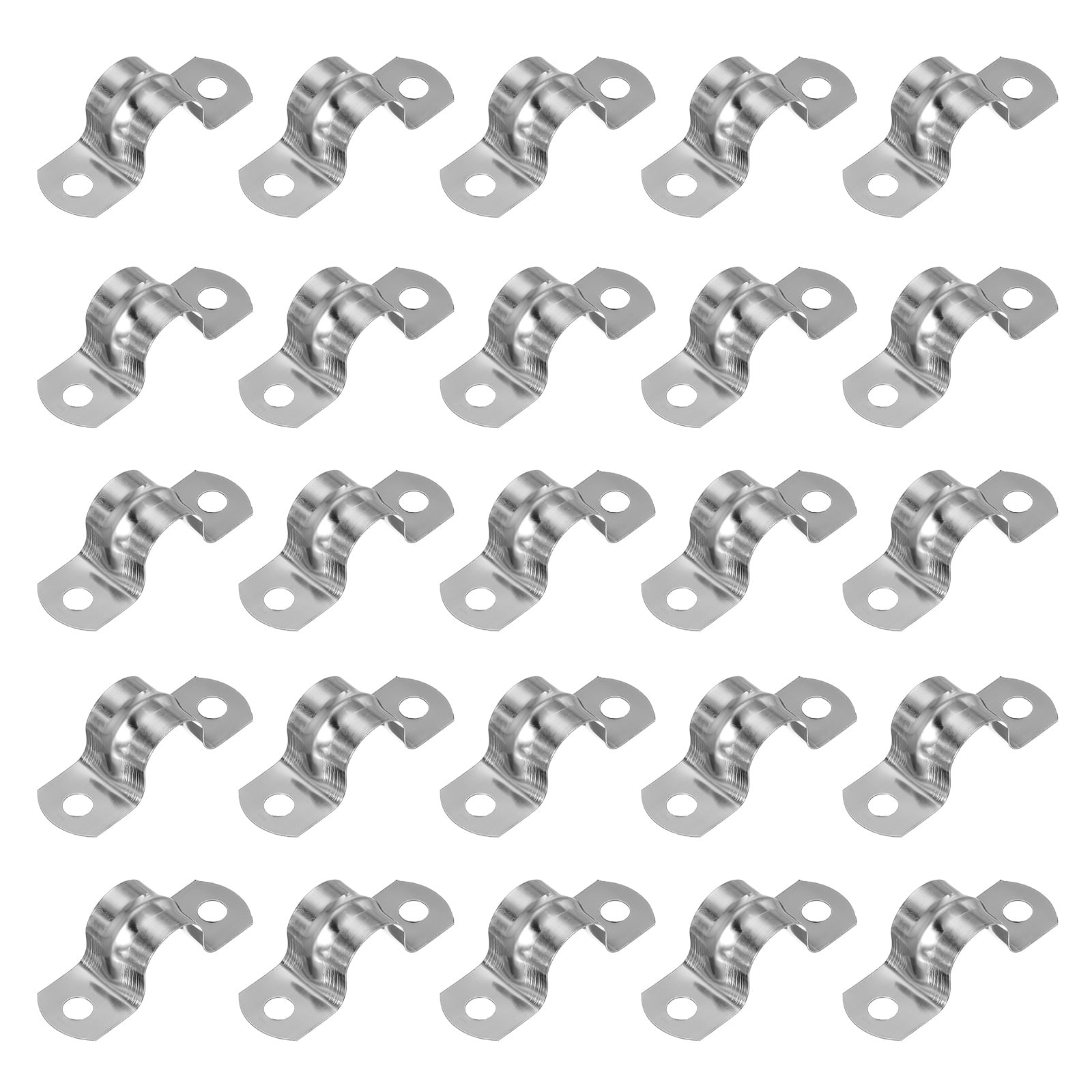 Uxcell Rigid Pipe Strap, 304 Stainless Steel Conduit Clamp 2 Hole U ...