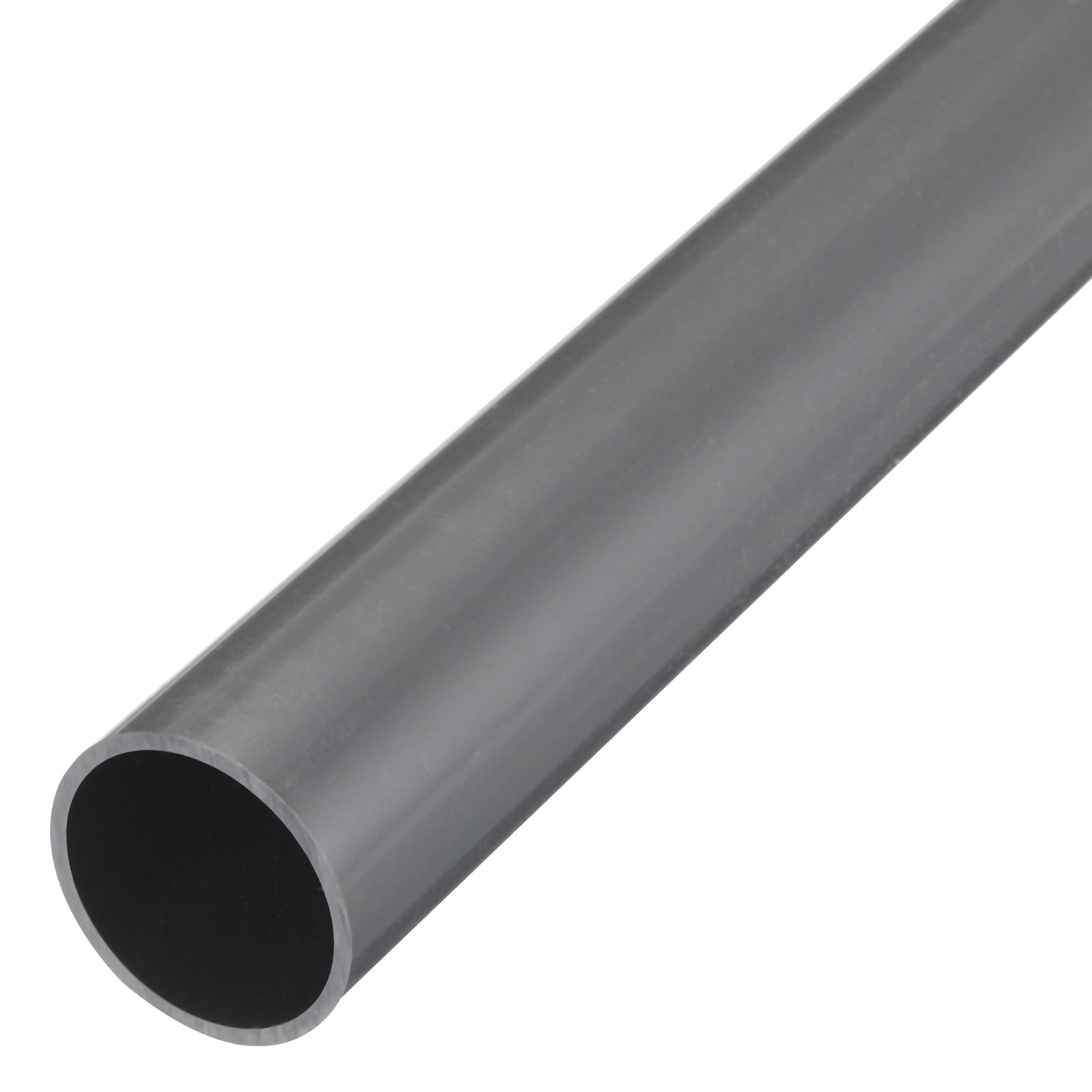 Uxcell Rigid Round Pipe Light Grey High Impact for Water Pipe 1.35 x 1. ...