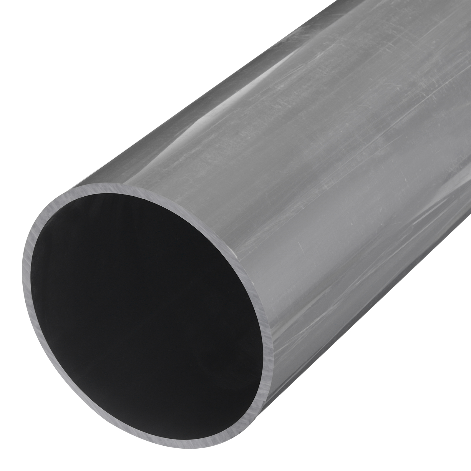 Uxcell Rigid Round Pipe Light Grey High Impact for Water Pipe 5.09 x 5. ...