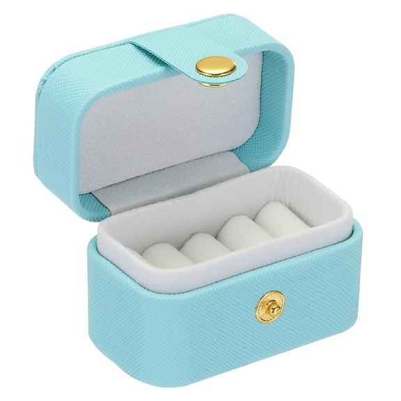 Uxcell Ring Box Romantic Engagement Ring Box Jewellery Storage Blue