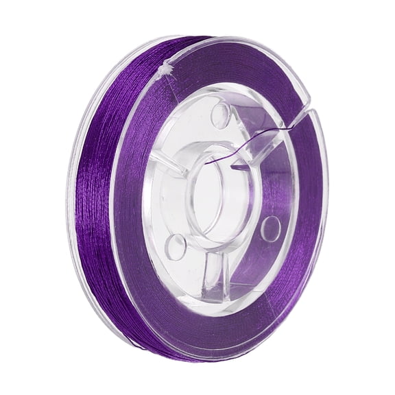 Uxcell Rod Wrapping Thread, 300D Metallic DIY Fishing Rod Guides Fixing Line-Fitting For(Fishing Pole Making Repair) 100M/109 Yards & 1 Roll & Metal & Light Purple