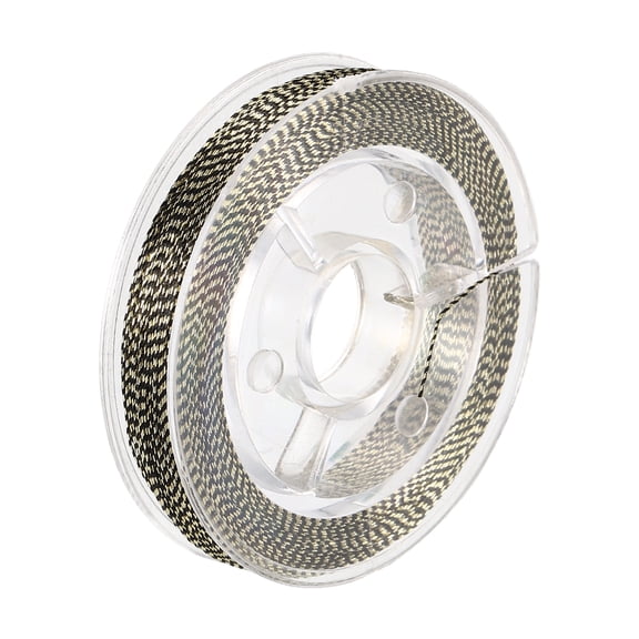 Uxcell Rod Wrapping Thread, 300D Metallic DIY Fishing Rod Guides Fixing Line-Fitting For(Fishing Pole Making Repair) 100M/109 Yards & 1 Roll & Metal & Spotted Silver