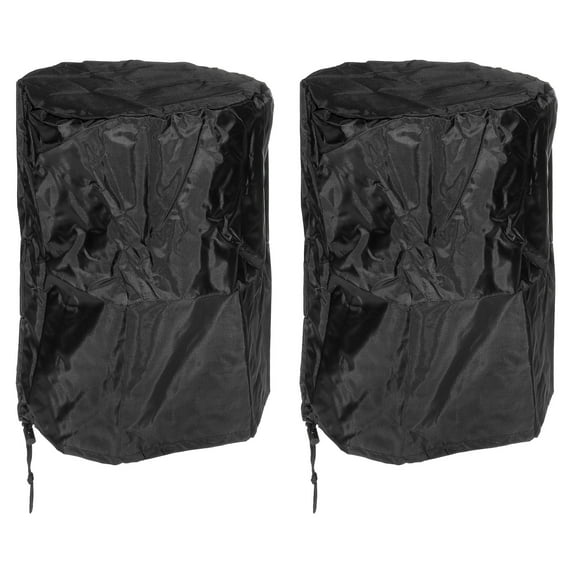 Uxcell Roof Turbine Ventilator Cover Vent Protecting Cover Waterproof Dustproof 210D Oxford Cloth Black 2 Pack