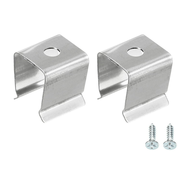 Uxcell Rope Light Mounting Clips Stainless Steel Channel Mounting