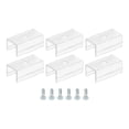 thumbnail image 1 of Uxcell Rope Light Mounting Clips Wall Channel Mounting Holder for 9.5mm to 10.3mm Waterproof LED Strip 50 Pack, 1 of 5