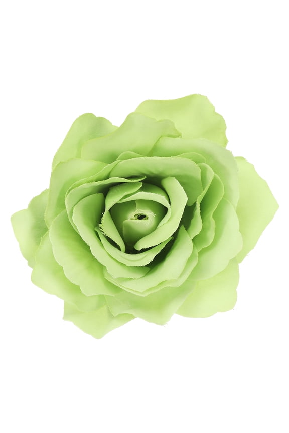 Rose Boho Hair Clips, Fabric Flower Brooch Pins for Women Wedding Party Clothes, Red