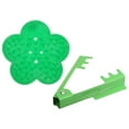 thumbnail image 1 of Uxcell Rose Stem Leaf Thorn Stripper Rose Thorn Stripper Remover Tool Leaf Stripping Tool 2 Pcs Green, 1 of 6