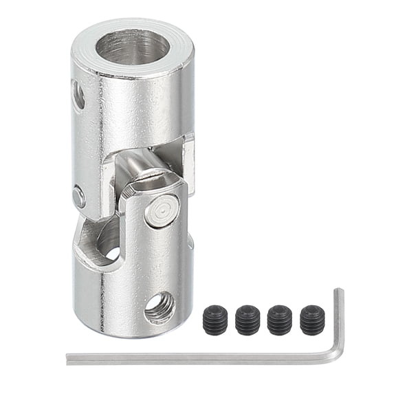 Uxcell Rotatable Universal Steering Shaft 8mm to 8mm Inner Dia U Joint Shaft Coupling U Joints Coupler Connector