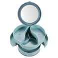 thumbnail image 1 of Uxcell Rotating Jewelry Organizer, 4 Layer Small Jewelry Storage Box Mirror Jewelry Case Holder Style 1, Blue, 1 of 6