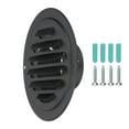 thumbnail image 1 of Uxcell Round Air Vents Cover 304 Stainless Steel Louver Grille, for Ceiling Mount Black 3 Inch, 1 of 6