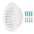 thumbnail image 1 of Uxcell Round Air Vents Cover 304 Stainless Steel Louver Grille, for Ceiling Mount White 6 Inch, 1 of 6