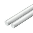 thumbnail image 1 of Uxcell Round Aluminum Rods, Aluminum Round Rod Solid Lathe Bar Stock for Industry Construction DIY Crafts 19m x 330mm 2, 1 of 5