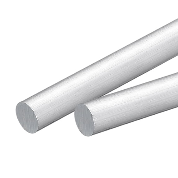 Uxcell Round Aluminum Rods, Aluminum Round Rod Solid Lathe Bar Stock for Industry Construction DIY Crafts 19mm x 405mm 2Pcs