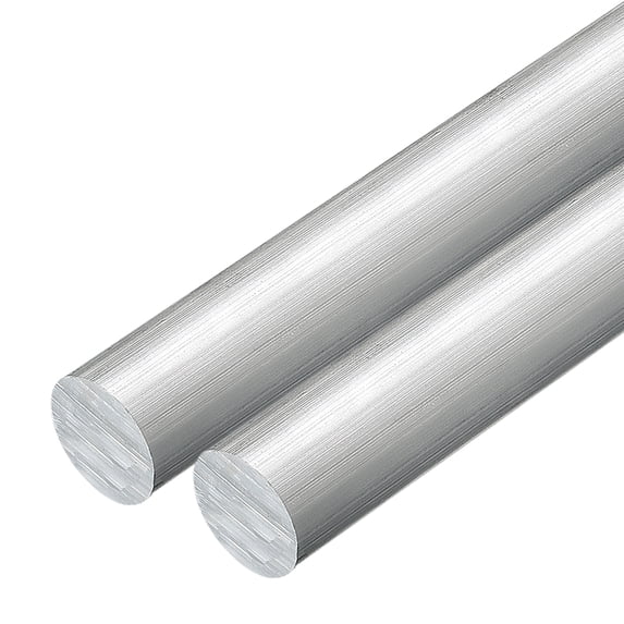 Uxcell Round Aluminum Rods, Aluminum Round Rod Solid Lathe Bar Stock for Industry Construction DIY Crafts 22m x 305mm 2