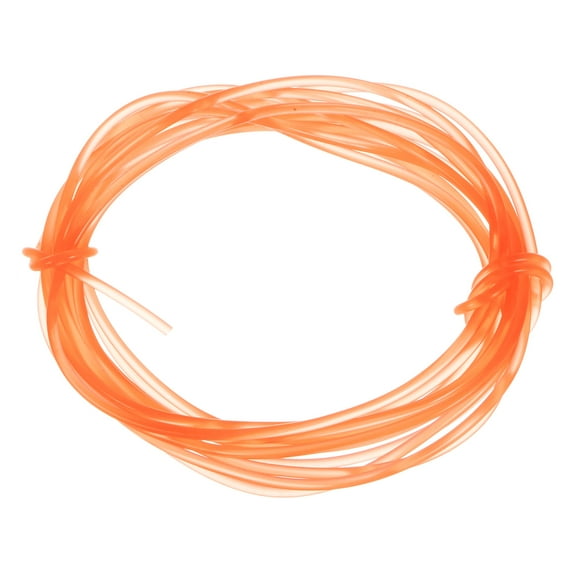 Uxcell Round Belts 3mm Dia 5 Meters Length Smooth Surface PU Polyurethane, Orange