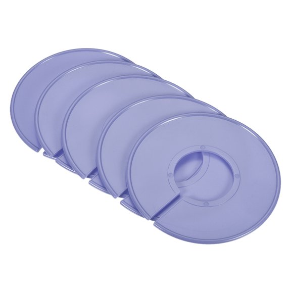 Uxcell Round Blank Wardrobe Size Separators Clothes Divider, Gray 10 Pack