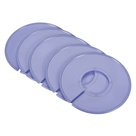 Uxcell Round Blank Wardrobe Size Separators Clothes Divider, Gray 10 Pack