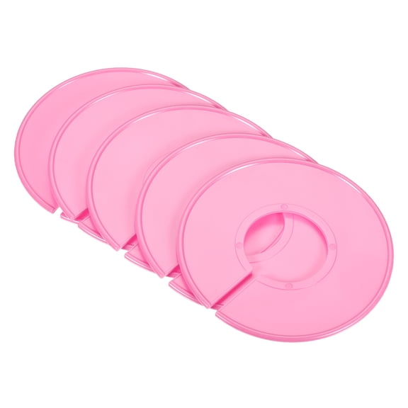 Uxcell Round Blank Wardrobe Size Separators Clothes Divider Pink 10 Pack