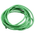 thumbnail image 1 of Uxcell Round Braided Leather Cord, 3mm Genuine Braided Leather Cords, Pale Green(2.2 Yards), 1 of 6