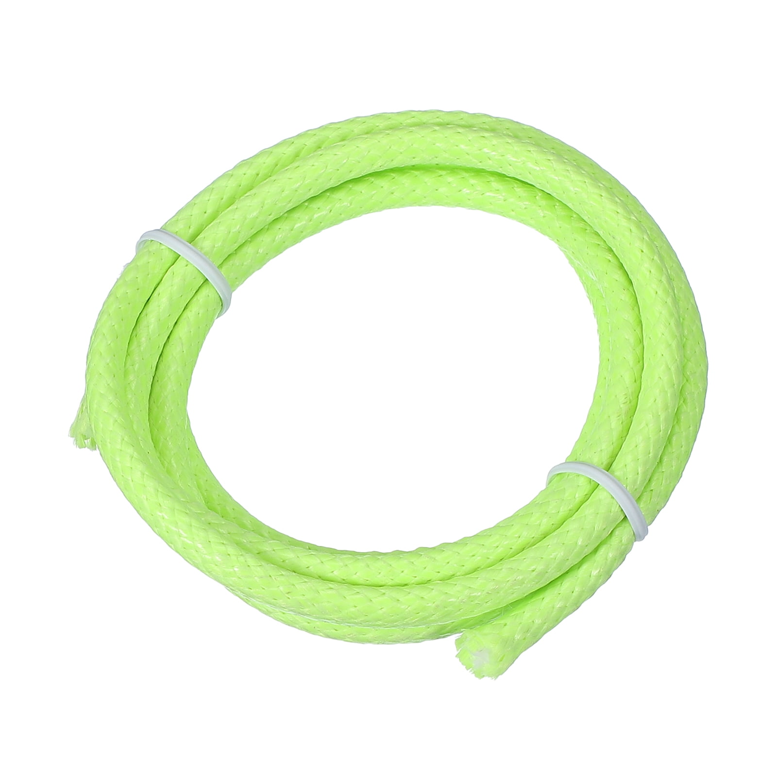 Uxcell Round Braided Leather Cord, Braided Leather Cord String Rope ...