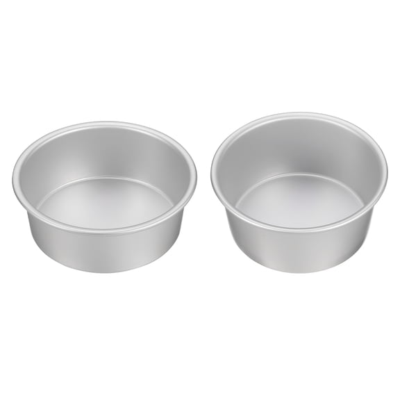 Uxcell Round Cake Pan 5"/6" Nonstick Baking Cake Pans Cheesecake Pan Anodized Aluminum for Wedding Birthdays