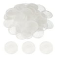 thumbnail image 1 of Uxcell Round Capiz Sea Shells, 1.2" Shells for Crafting with 2 Holes Seashell Beach Real Seashells Fitting for (Wind Chimes Jewelry Making DIY Craft Home Decoration), 50Pcs&White, 1 of 6