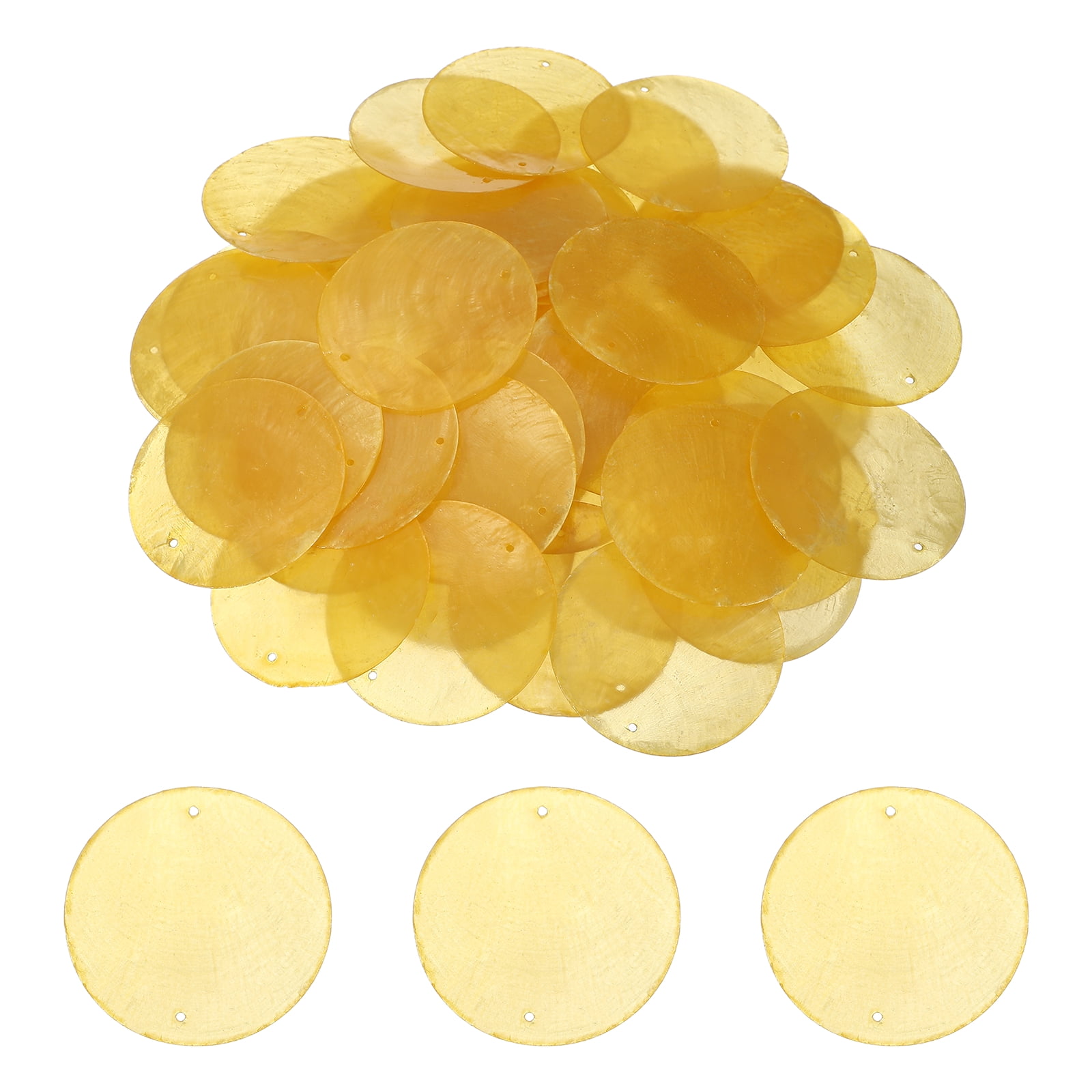 Uxcell Round Capiz Sea Shells, 2