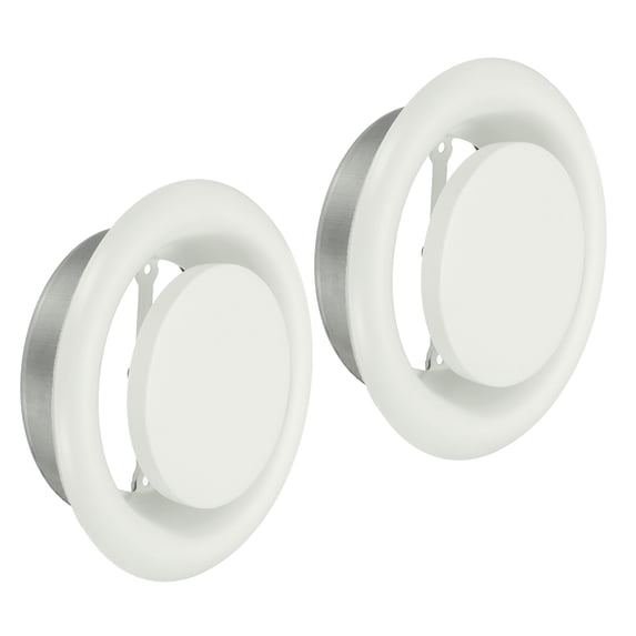 Diffuser Metal Point Uxcell Round Ceiling Diffuser Metal Adjustable Wall Air Vent Diffuser ...