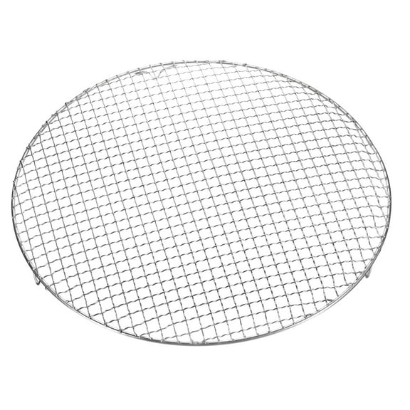 Uxcell Round Cooking Rack, 15-inch Stainless Steel Cross Wire Barbecue Grill Net Racks with 20mm Legs