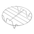 thumbnail image 1 of Uxcell Round Cooking Rack 7.1" Dia Stainless Steel 1.8" Tall for Cooking, Silver, 1 of 5