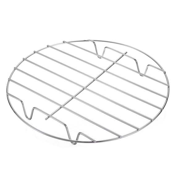Uxcell Round Cooking Rack 9.1" Dia Stainless Steel 1.2" Tall for Cooking, Silver