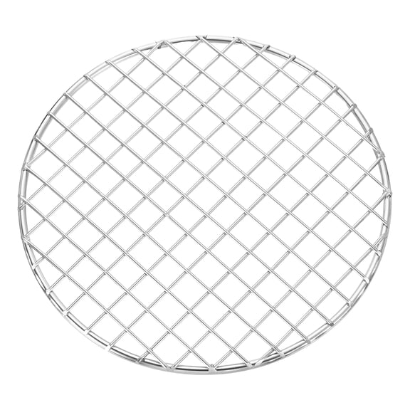 Uxcell Round Cooking Rack, Dia 7.1 Inch Stainless Steel Grill Grate Cross Wire Barbecue Grill for Cooking Baking Air Fryer Racks, Silver