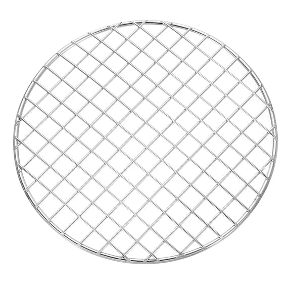 Uxcell Round Cooking Rack, Dia 7.9 Inch Stainless Steel Grill Grate Cross Wire Barbecue Grill for Cooking Baking Air Fryer Racks, Silver