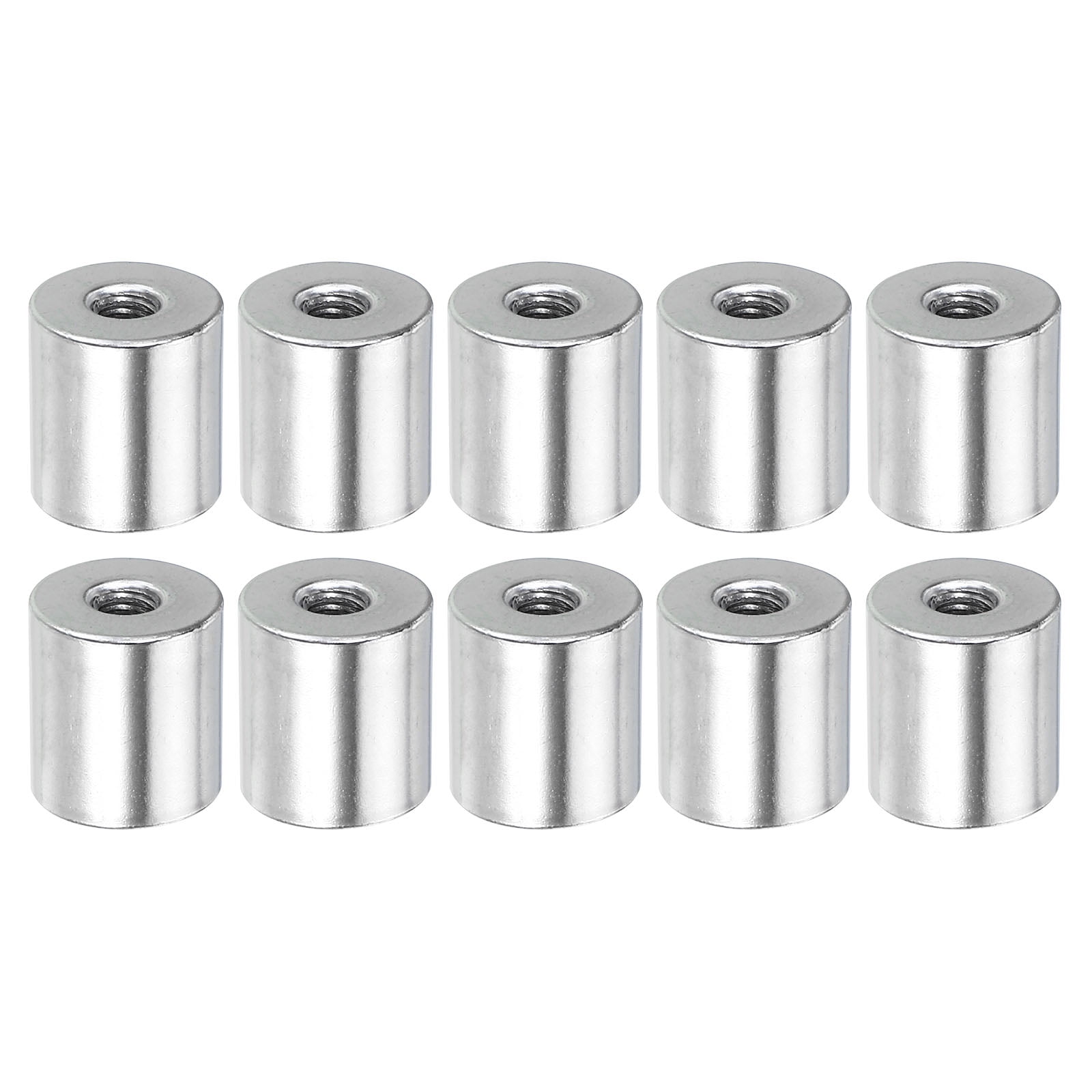Sourcing Map Hexagonal Coupling Nuts M10 X 1mm Thread 30mm Length