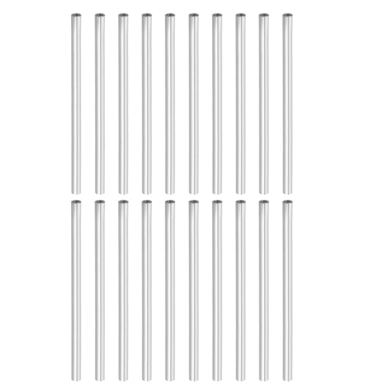 Uxcell Round Coupling Nut Threaded Sleeve Connector Rod Bar Stud Tube Pack 100mm 20