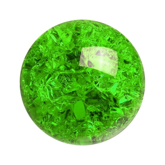Uxcell Round Crystal Sphere, 50mm / 2" Glass Solid Decorative Sphere Crystal Ball for Home Decor Ornament Gift Craft Feng Shui Divination Fortune Telling Fountain Decoration, Green