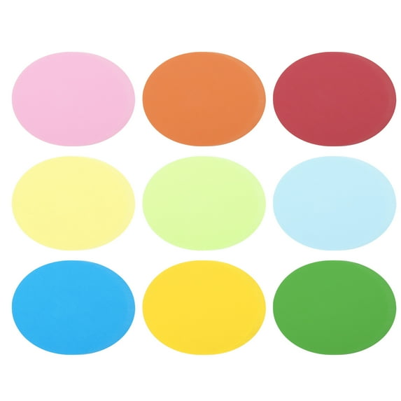Uxcell Round Cutouts Paper Circles, Colorful Circle Cutout for Classroom Decoration, 72 Pack