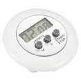 thumbnail image 1 of Uxcell Round Digital Timer, Small Count Down/ UP Clock with Magnetic, Big LCD Display, White, 1 of 5