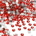 thumbnail image 1 of Uxcell Round Flatback Rhinestones Flat Back Crystal Glass Gems Diamonds for DIY Craft Clothes Nail Art Decoration Bright Red, 1 of 7