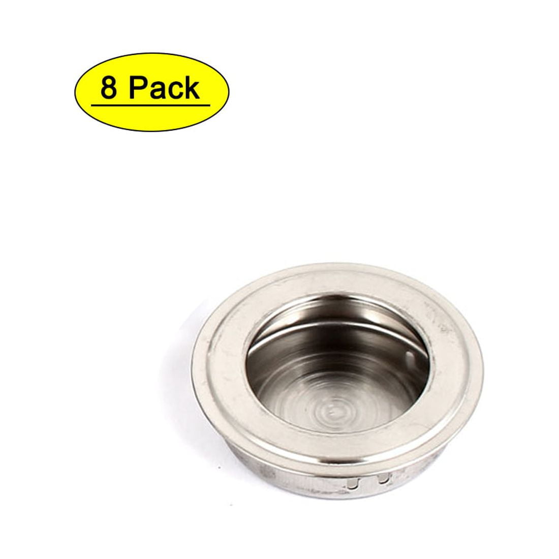 Uxcell Round Flush Pull Sliding Door Concealed Handle 1" Hole Diameter8 Pack