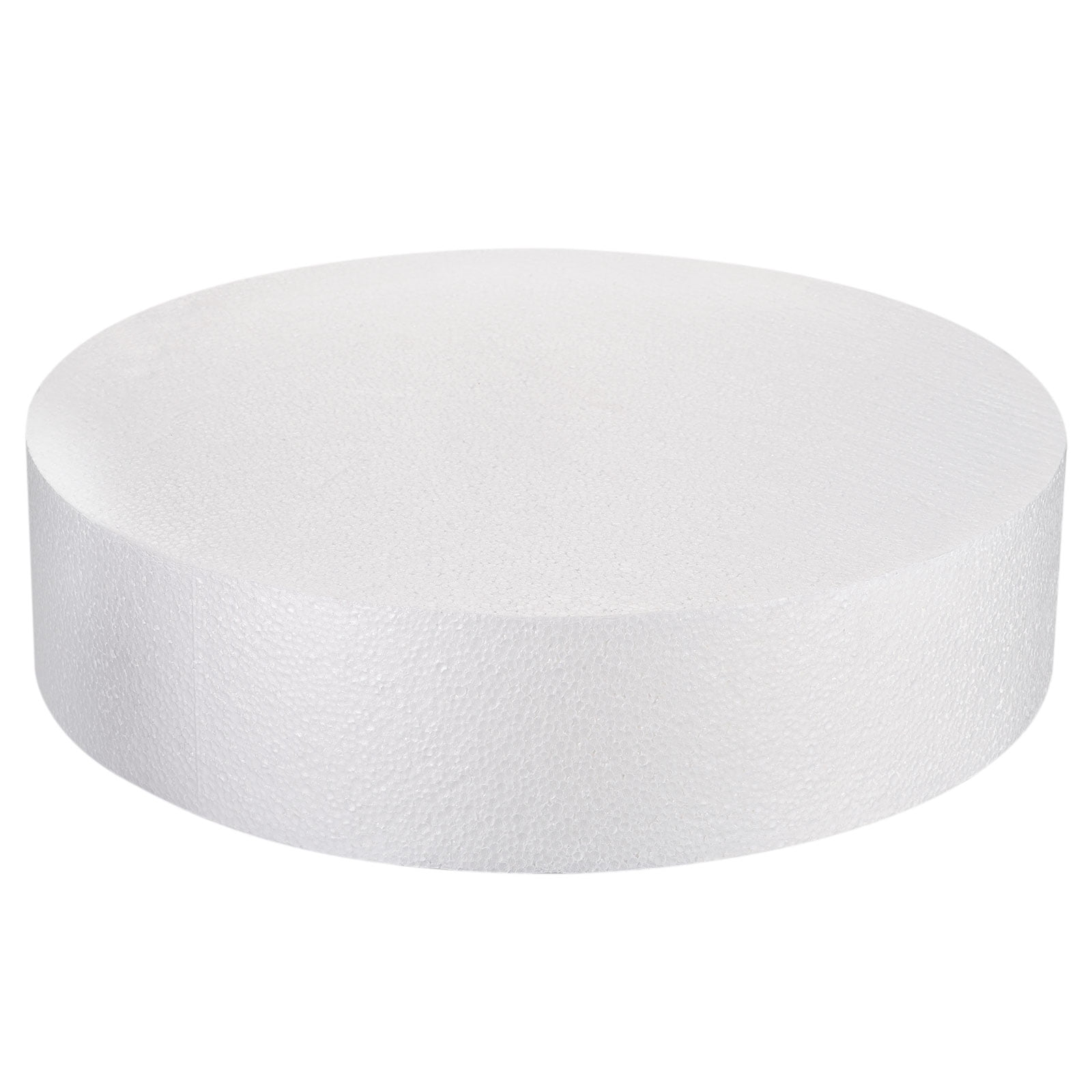 Uxcell Round Foam Cake Dummy 4 Inch x 16 Inch Circle Dummy Cake Set for Wedding Cakes, Birthday Cakes, Crafts 1 Pack