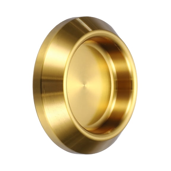 Uxcell Round Glass Sliding Door Handles, 304 Stainless Steel Back-to-Back Bathroom Handle Pull Knob with Adhesive Stickers for Shower Balcony Office Sliding Doors Cabinets, Gold